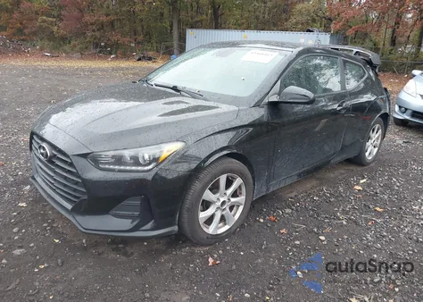 2019 Hyundai Veloster 2.0 Premium z USA, uszkodzony, nr VIN KMHTG6AF0KU012056
